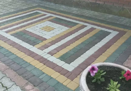 Тротуарная плитка рисунки 