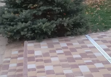 Тротуарная плитка Старый город двор